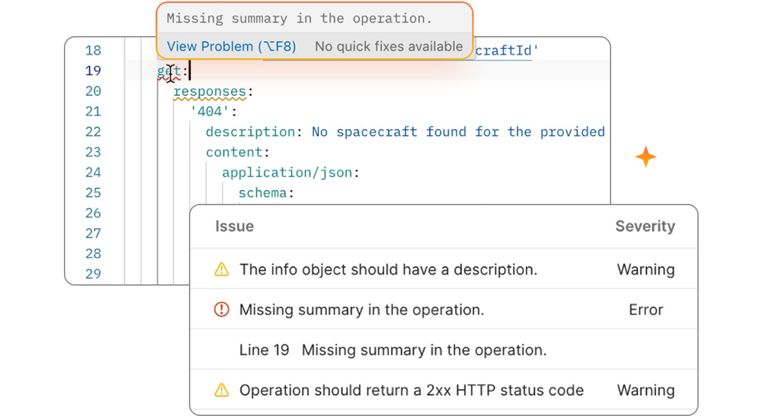 Enforce standards at scale, without slowing your developers down. Graphic.