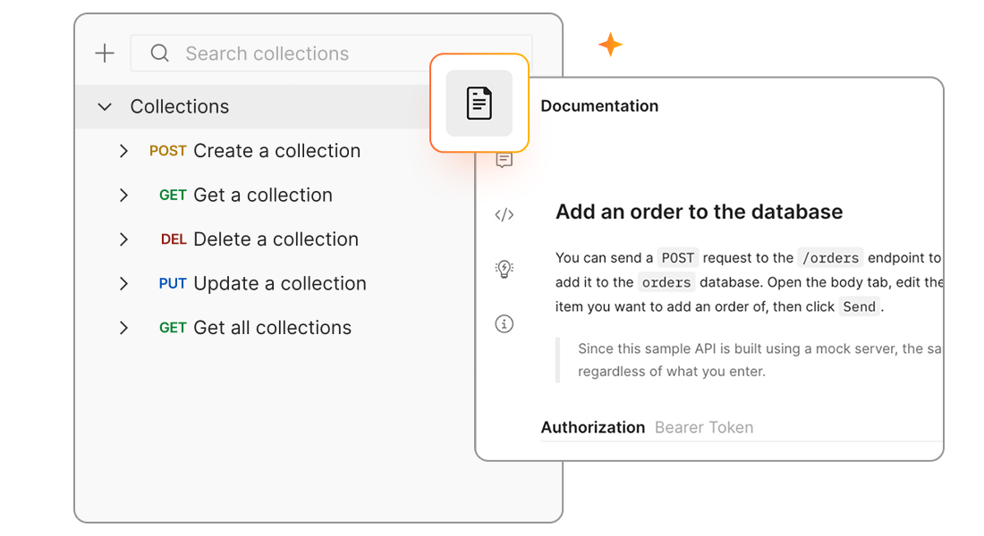 Public API documentation. Graphic.