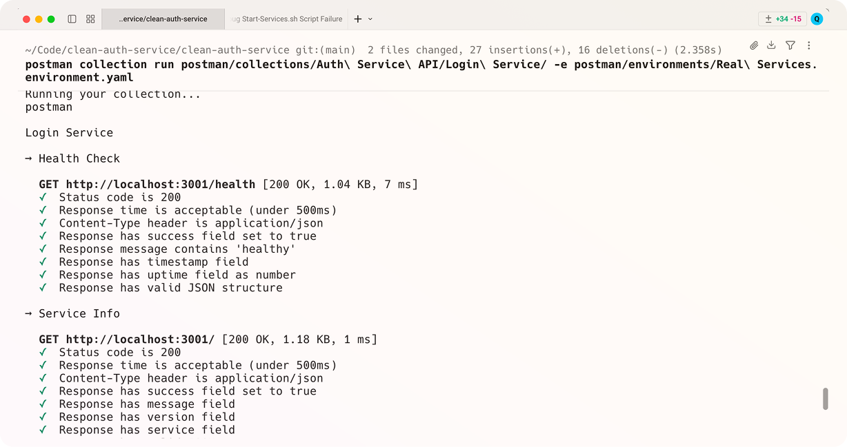 Postman CLI hero visualization showing API workflow connections