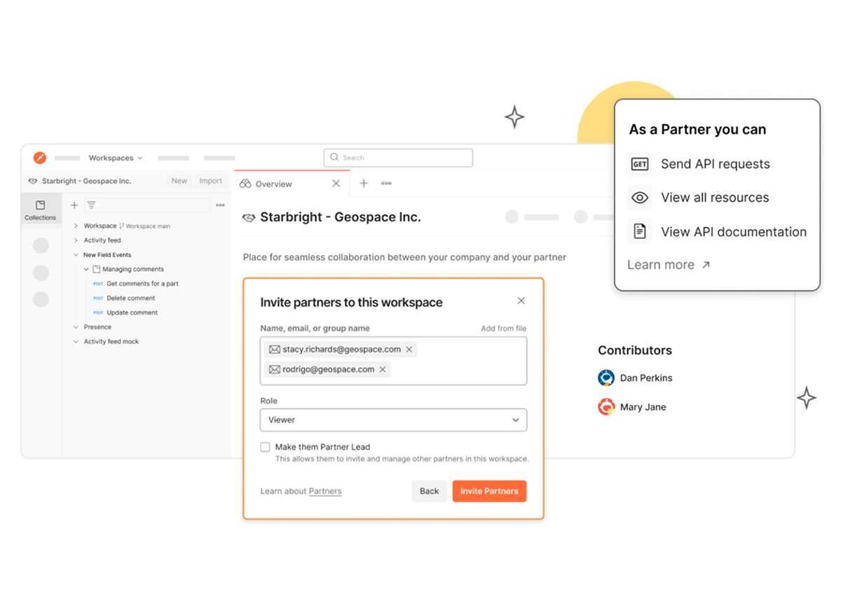 Streamline API development. Illustration.