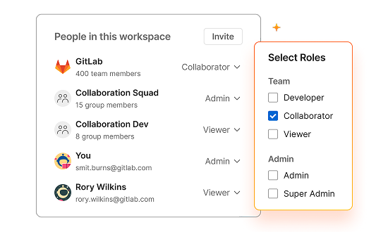 Control your workspace settings. Illustration.