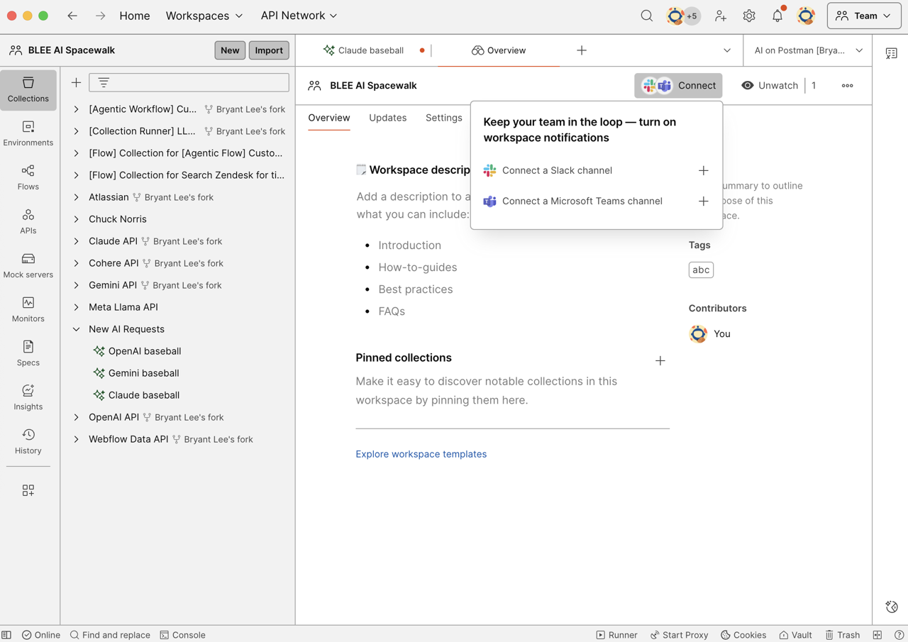 Tool Integration with Slack and Microsoft Teams. Diagram.