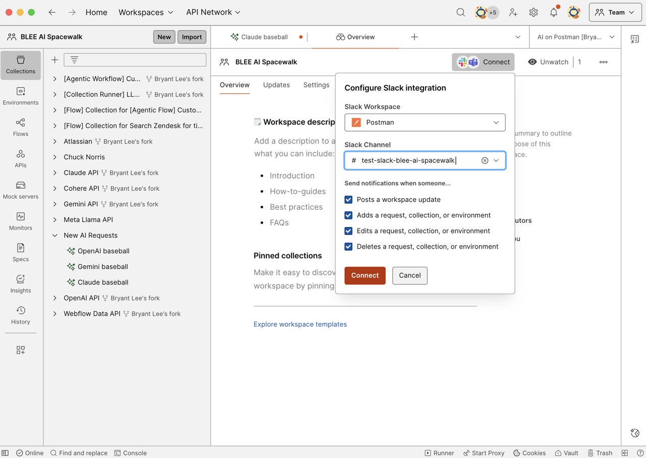 Configure Slack integration. Diagram.