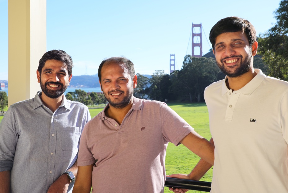 Our Founders Ankit Sobti, Abhinav Asthana, and Abhijit Kane. Photograph.