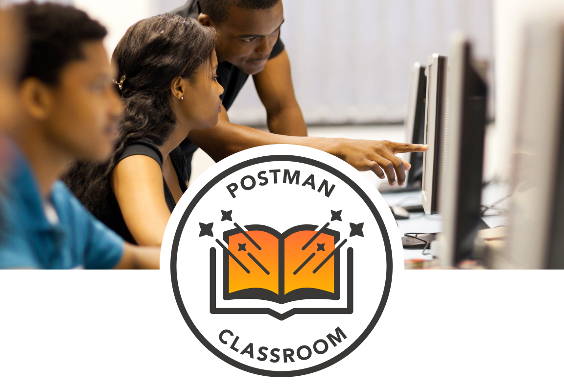 Postman Classroom Program. Mobile image.