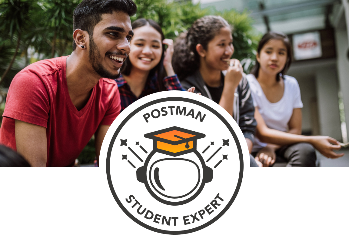 Postman Student Expert Program. Mobile image.