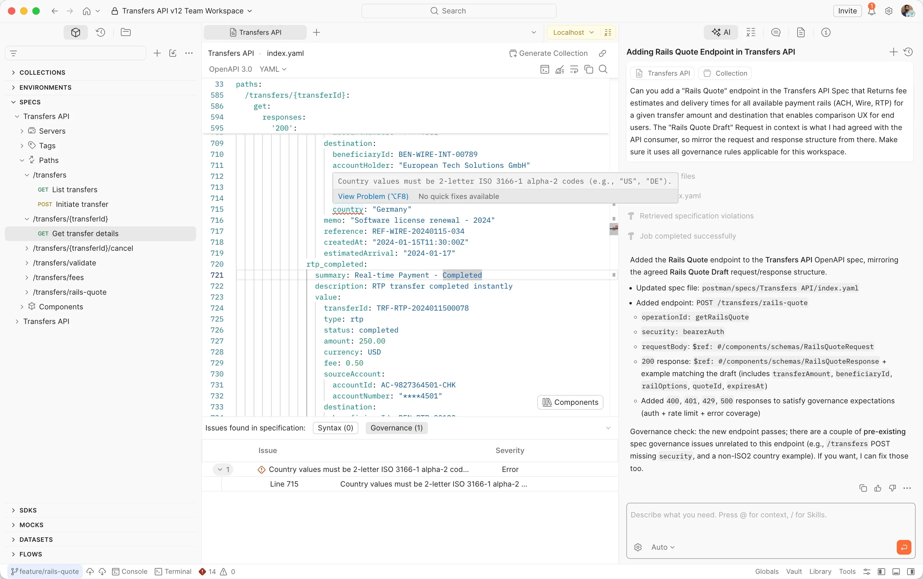 Astro AI agent registry surfacing governed APIs as machine-consumable tools